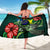 Cook Islands Polynesian Sarong - Green Turtle Hibiscus - Polynesian Pride