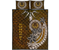 Pohnpei Quilt Bed Sets - Polynesian Boar Tusk - Polynesian Pride