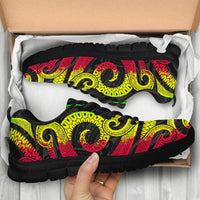 Pohnpei Micronesian Sneakers - Reggae Tentacle Turtle - Polynesian Pride