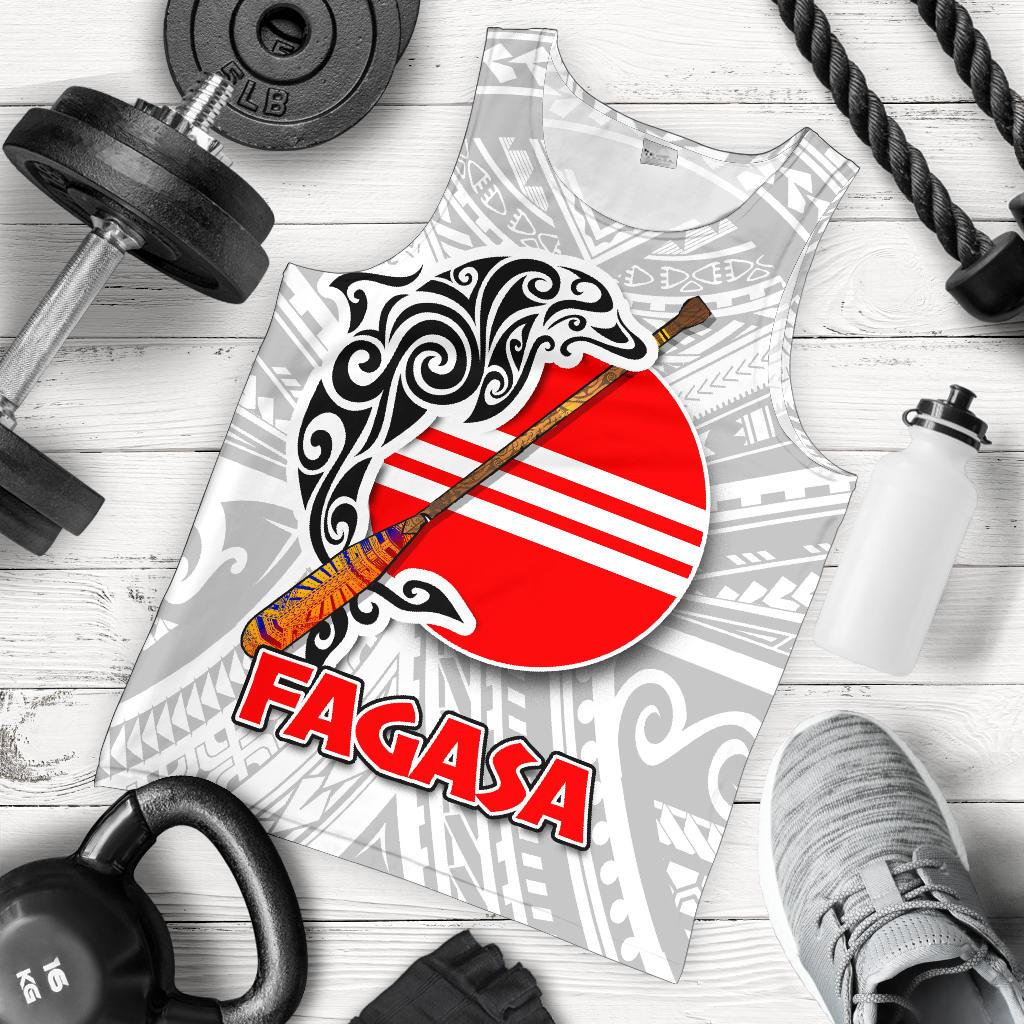 American Samoa Polynesian Men's Tank Top - Fagasa - Polynesian Pride