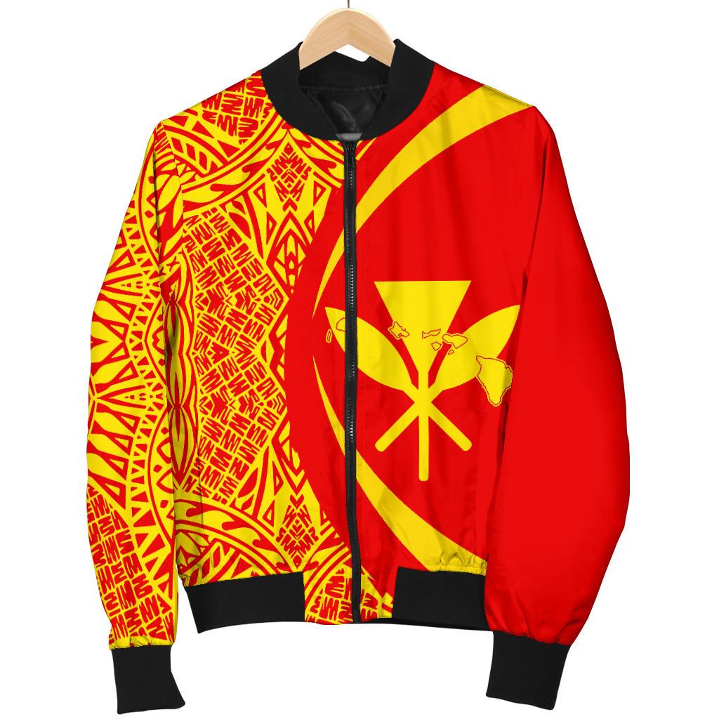 Kanaka Mauna Kea Polynesian Women's Bomber Jacket - Circle Style - Polynesian Pride