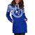 Chuuk Women Hoodie Dress - Chuuk Coat Of Arms Polynesian Flag Color - Polynesian Pride