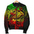 American Samoa Men's Bomber Jacket - Reggae Shark Polynesian Tattoo - Polynesian Pride