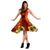 Samoa Women's Dress - Tribal Tuna Fish Women Orange - Polynesian Pride