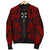 Gambier Islands Men Bomber Jackets - Polynesian Tattoo Red - Polynesian Pride