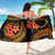 Cook Islands Sarong - Gold Plumeria - Polynesian Pride