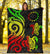 Cook Islands Premium Blanket - Reggae Tentacle Turtle - Polynesian Pride