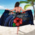 Fiji Polynesian Sarong - Blue Turtle Hibiscus - Polynesian Pride