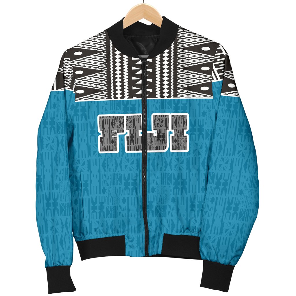 Fiji Men's Bomber Jacket - Polynesian Design - Polynesian Pride