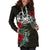 Marquesas Islands Hoodie Dress - Marquesas Islands Tiki Face Hibiscus - Polynesian Pride