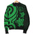 Palau Men's Bomber Jacket - Green Tentacle Turtle - Polynesian Pride