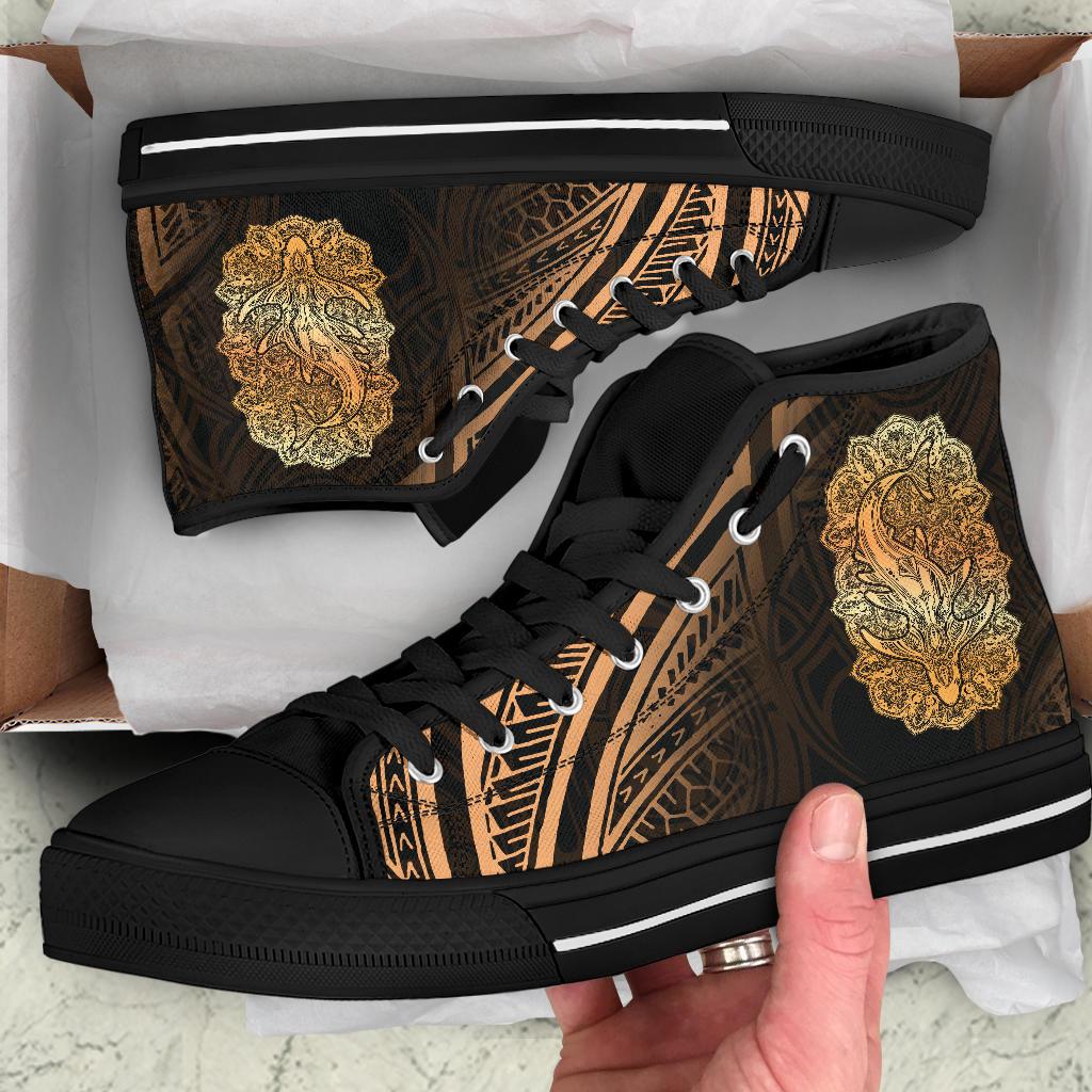 Wild Shark Polynesian High Top Shoes - Polynesian Pride