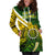 Cook Islands Women Hoodie Dress Style Turtle Rugby - Polynesian Pride