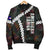 American Samoa Men Bomber Jacket - Chain Polynesian BLACK - Polynesian Pride