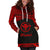 Hawaii Polynesian Women's Hoodie Dress - Hawaii Pride Red Version - Polynesian Pride