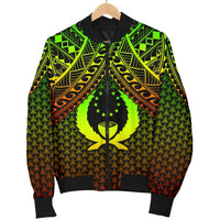 Polynesian Pohnpei Men's Bomber Jacket - Reggae Vintage Polynesian Patterns - Polynesian Pride