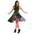 Palau Midi Dress - Turtle Plumeria Banana Leaf Crest - Polynesian Pride