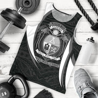 Nauru Polynesian Tank Top (Men) - Nauru Spirit (White) White - Polynesian Pride