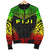 Fiji Polynesian Chief Men's Bomber Jacket - Reggae Version - Polynesian Pride