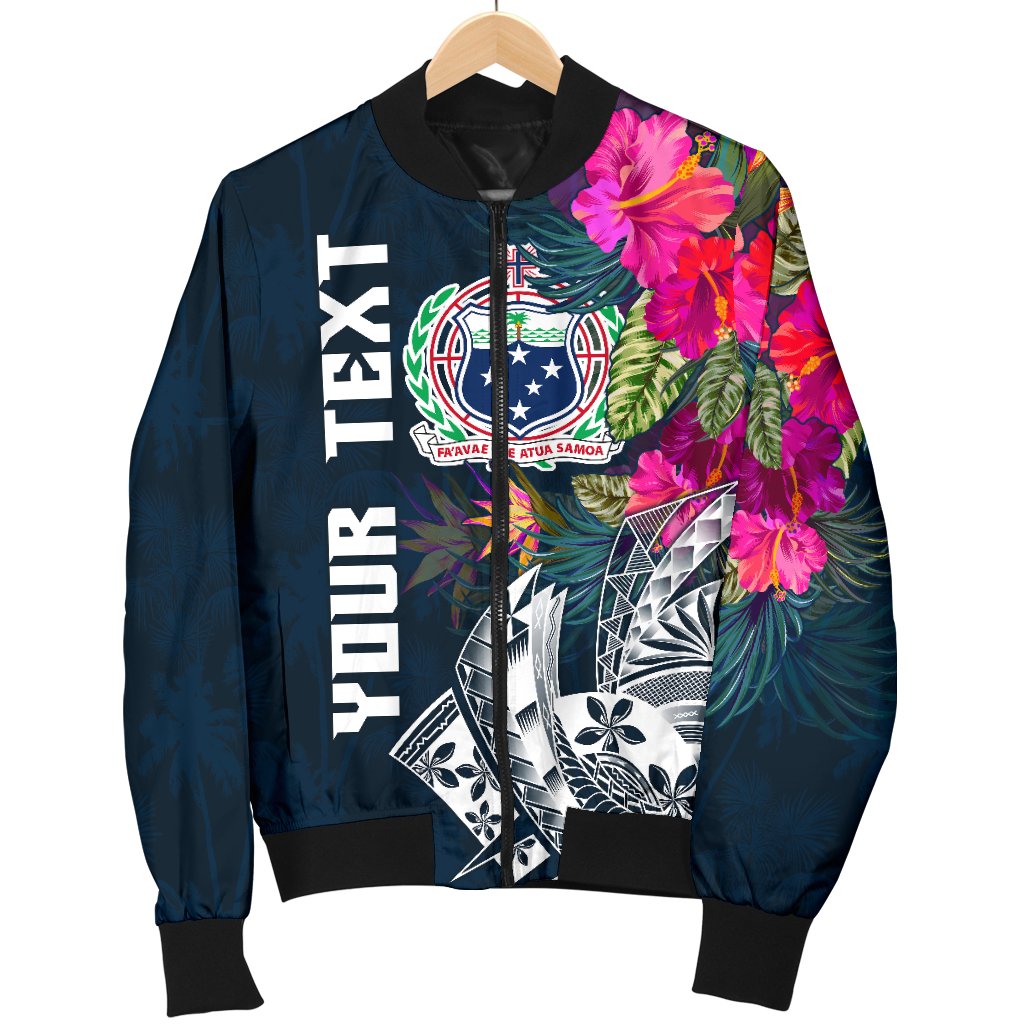 Samoa Custom Personalised Men's Bomber Jacket - Summer Vibes - Polynesian Pride