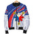 Philippines Men's Bomber Jacket - Polynesian Pattern With Flag - Polynesian Pride