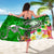 Fiji Sarong - Turtle Plumeria (Green) - Polynesian Pride