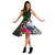 Marshall Islands Midi Dress - Turtle Plumeria Banana Leaf Crest - Polynesian Pride