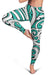 Polynesian Maori Ethnic Ornament Turquoise Hawaii Women's Leggings AH - Polynesian Pride