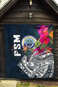 Federated States Of Micronesia Premium Quilt - Summer Vibes - Polynesian Pride