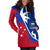 Samoa Hoodie Dress - Samoa Flag Coat Of Arms Coconut Tree K4 - Polynesian Pride