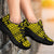 Polynesian tattoo tribal Yellow Chunky Sneakers - Polynesian Pride