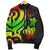 Palau Men's Bomber Jacket - Reggae Tentacle Turtle - Polynesian Pride