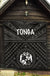 Tonga Premium Quilt - Tonga Seal With Polynesian Tattoo Style (Black) - Polynesian Pride