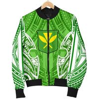 Hawaii Polynesian Men's Bomber Jacket - Hawaiian Pattern With Seal - Polynesian Pride