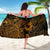 Cook Islands Sarong - Turtle Hibiscus Pattern Gold - Polynesian Pride