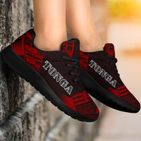 Tonga Sport Sneakers - Polynesian Tattoo Red - Polynesian Pride