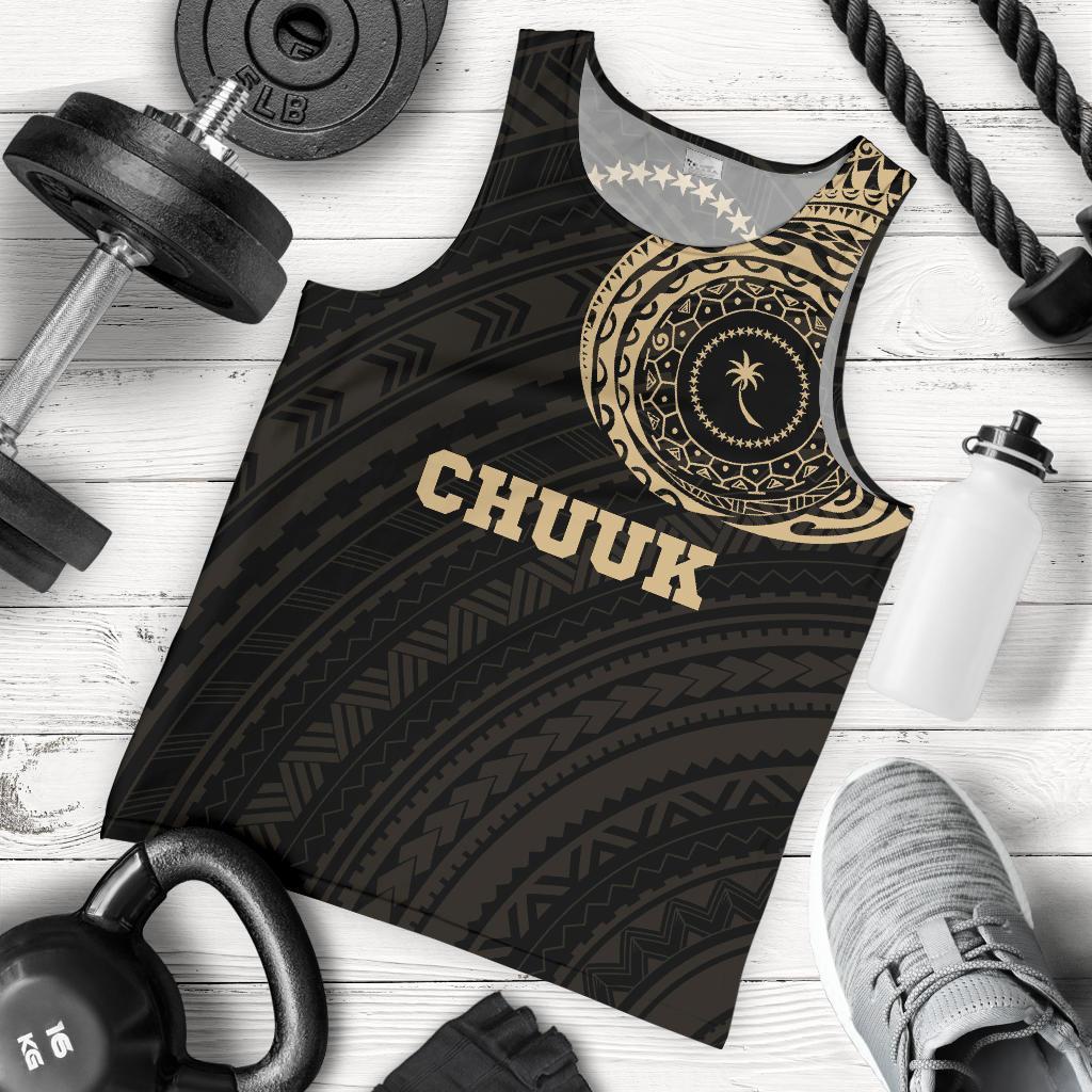 Chuuk Micronesia Tattoo Tank Top A7 - Polynesian Pride
