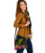 Cook Islands Polynesian Shoulder Handbag - Hibiscus and Banana Leaves - Polynesian Pride