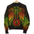 American Samoa Polynesian Bomber Jacket (Men) - Reggae Turtle Manta Ray - Polynesian Pride