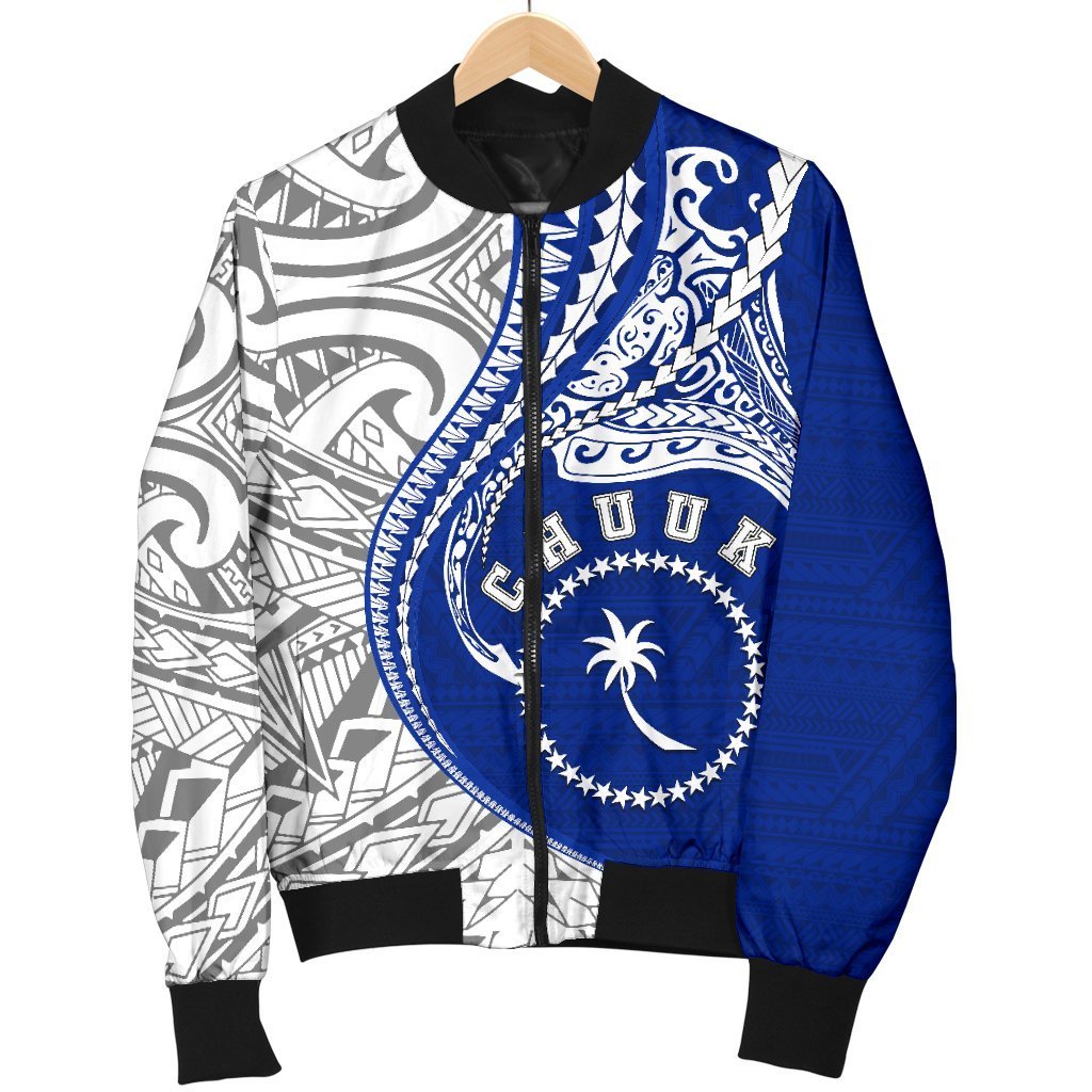 Chuuk Men's Bomber Jacket Kanaloa Tatau Gen FM - Polynesian Pride
