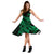 Polynesian Hawaii Midi Dress - Kanaka Maoli Green Turtle - Polynesian Pride