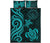 Palau Quilt Bed Set - Turquoise Tentacle Turtle - Polynesian Pride