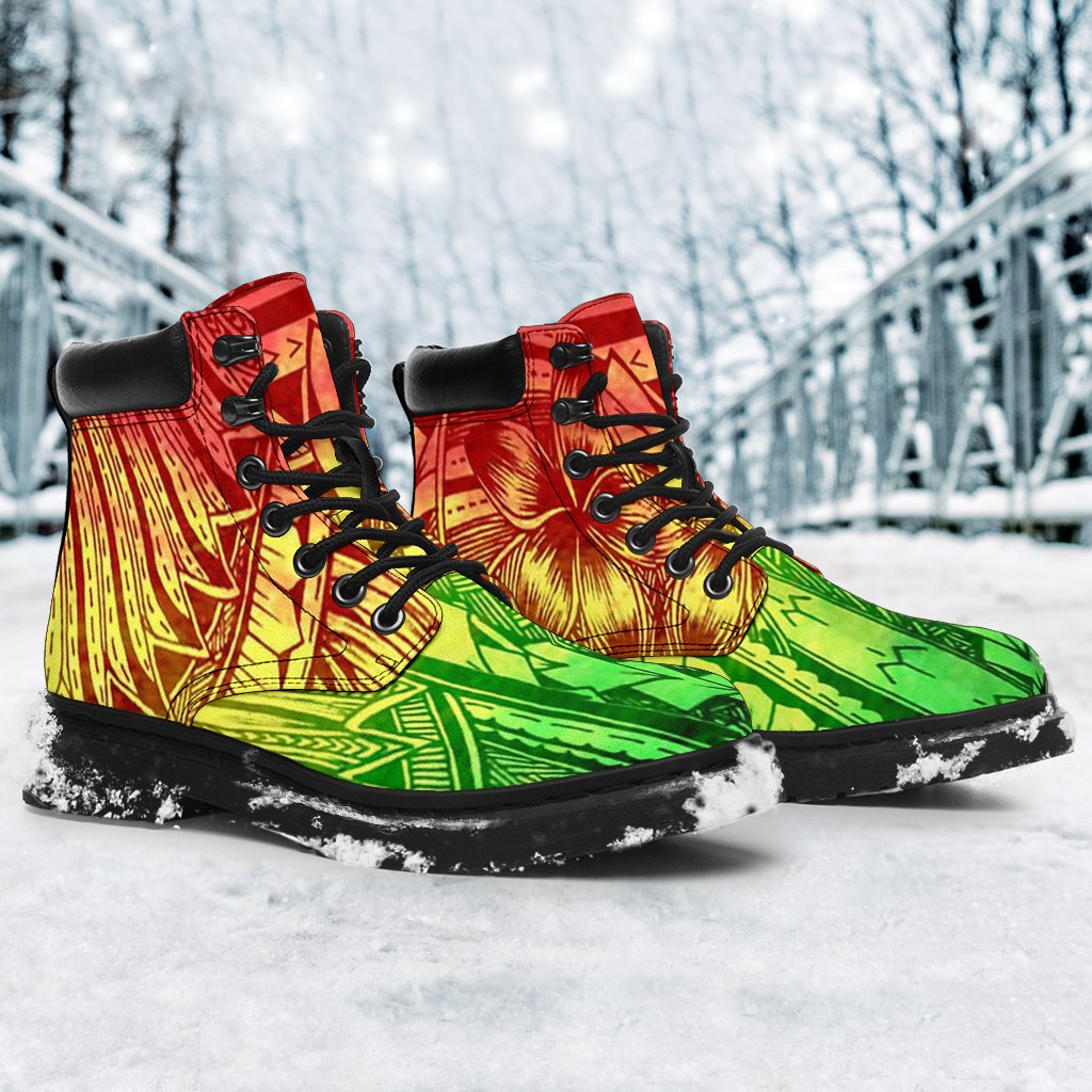 Polynesian 13 Season Boots - Polynesian Pattern - Polynesian Pride
