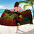 Federated States Of Micronesia Sarong - Turtle Hibiscus Pattern Reggae - Polynesian Pride