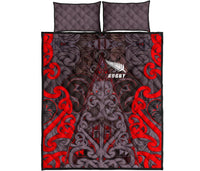 Quilt Bed Set Nz New Zealand Maori Rugby - Polynesian Pride