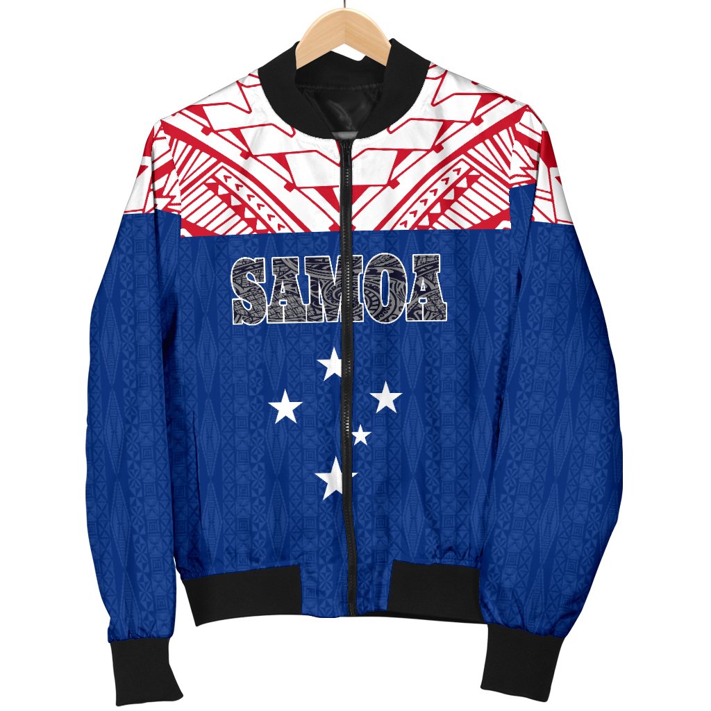Samoa Women's Bomber Jacket - Polynesian Design - Polynesian Pride