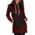 Guam Women's Hoodie Dress - Polynesian Red Chief - Polynesian Pride