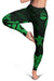 Vanuatu Women's Leggings - Green Tentacle Turtle - Polynesian Pride