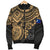 Guam Polynesian Bomber Jacket (Men) - Golden Turtle - Polynesian Pride