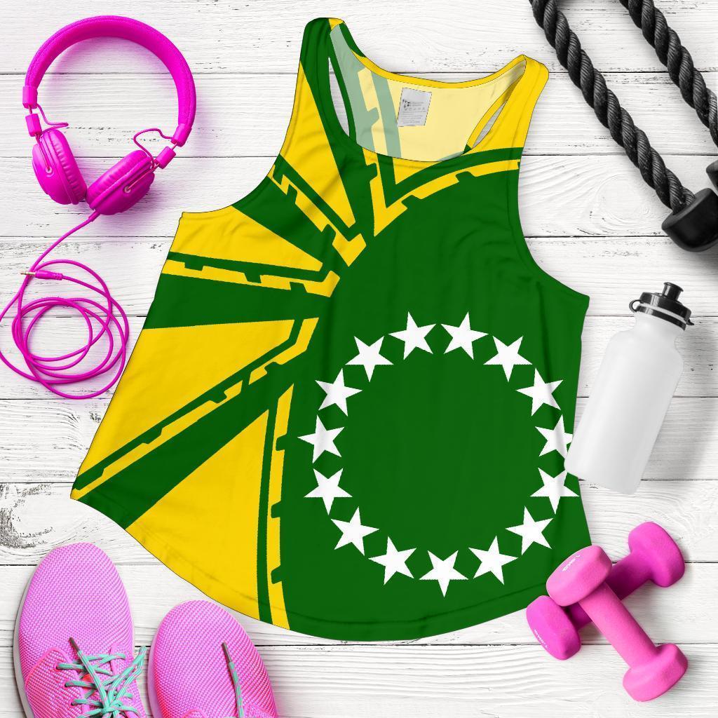 Cook Island Tank Top For Women Premium Style - Polynesian Pride